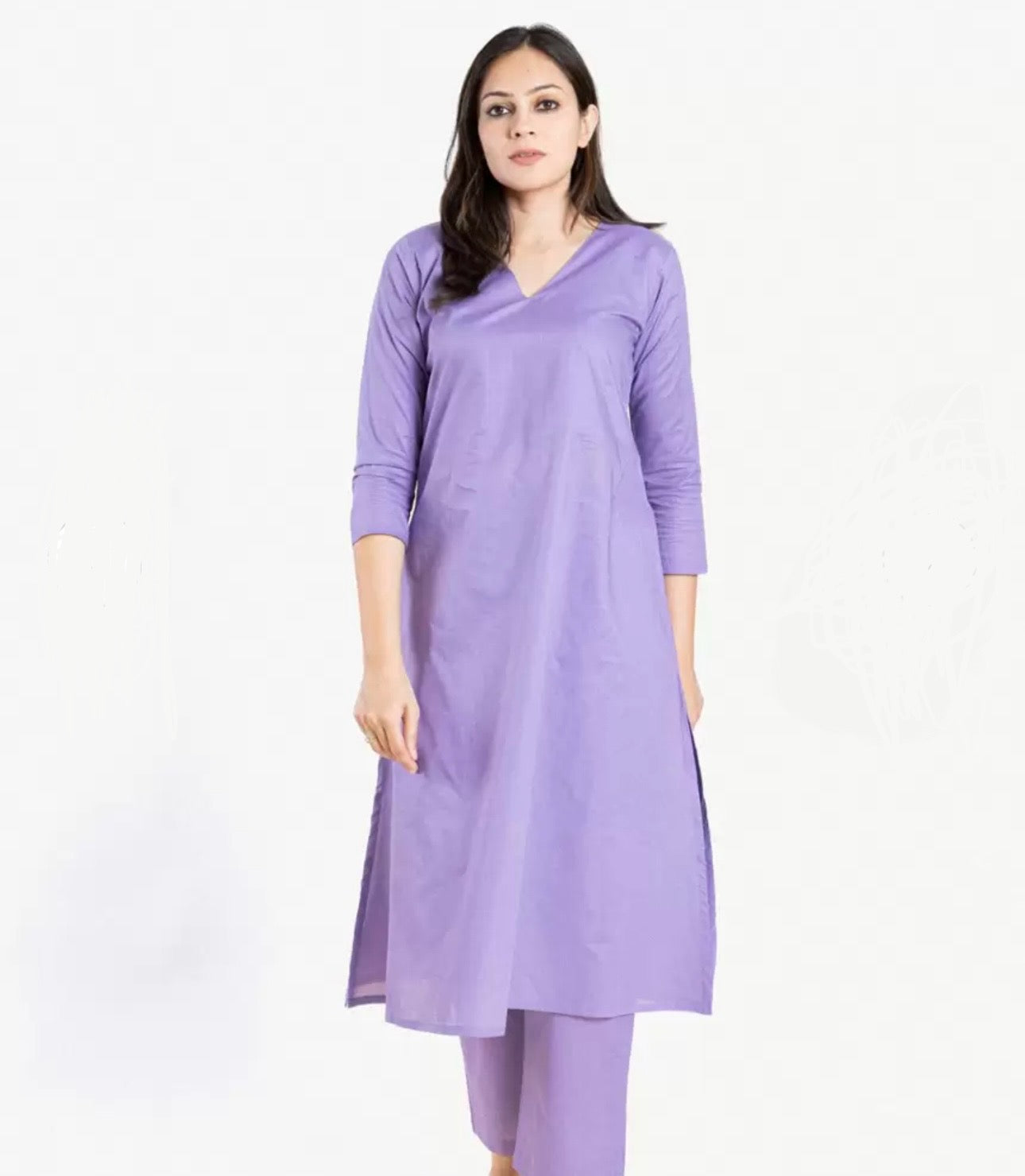 PURPLE COLOUR KURTI