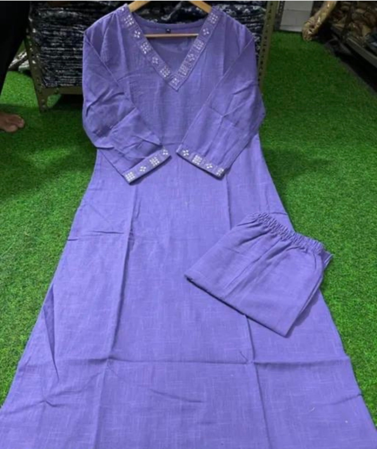 PURPLE COLOUR KURTI
