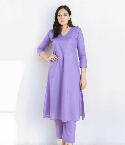PURPLE COLOUR KURTI